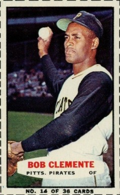 1964 Bazooka Roberto Clemente #14 Baseball Card