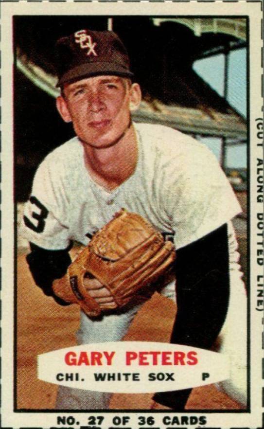 1964 Bazooka Gary Peters #27 Baseball Card