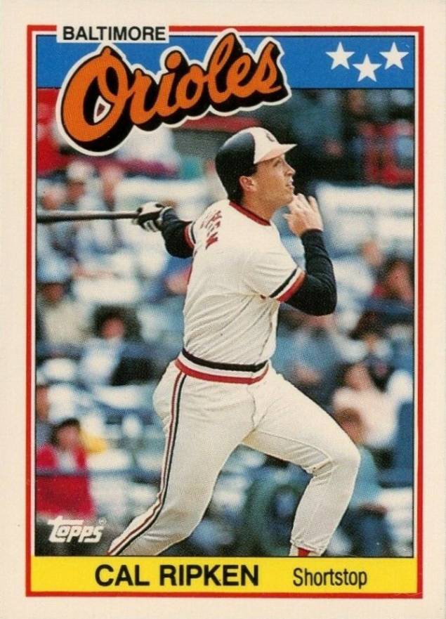 1988 Topps American Baseball Cal Ripken Jr. #61 Baseball Card