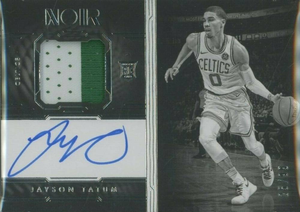 2017 Panini Noir Jayson Tatum #355 Basketball Card