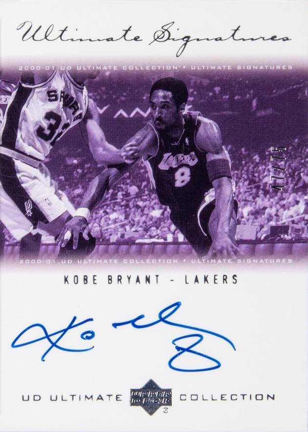 2000 Ultimate Collection Ultimate Signatures  Kobe Bryant #KB-SI Basketball Card