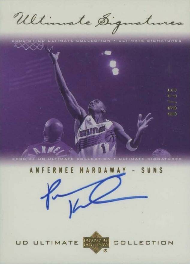 2000 Ultimate Collection Ultimate Signatures  Anfernee Hardaway #AH-G Basketball Card