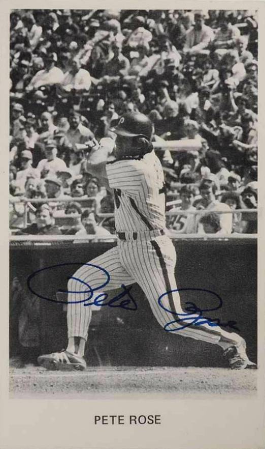 1981 Philadelphia Phillies Postcards Pete Rose # Baseball Card