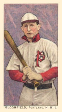 1911 Obak Red Back Bloomfield, Portland. N.W.L. # Baseball Card