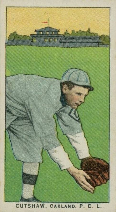 1911 Obak Red Back Cutshaw, Oakland. P.C.L. # Baseball Card