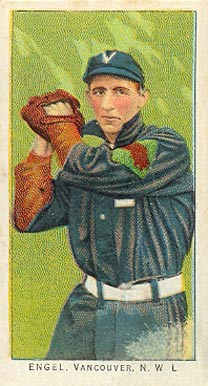 1911 Obak Red Back Engel, Vancouver N.W.L. # Baseball Card
