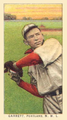 1911 Obak Red Back Garrett, Portland. N.W.L. # Baseball Card