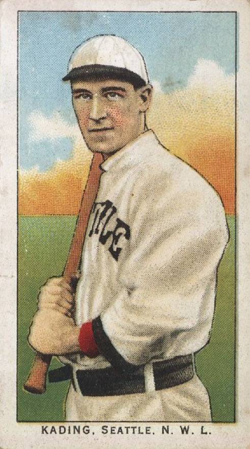 1911 Obak Red Back Kading, Seattle, N.W.L. # Baseball Card
