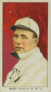 1911 Obak Red Back Weed # Baseball Card