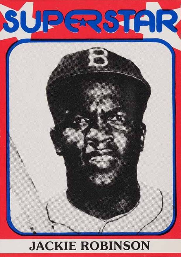 1982 Superstar Jackie Robinson #72 Baseball Card