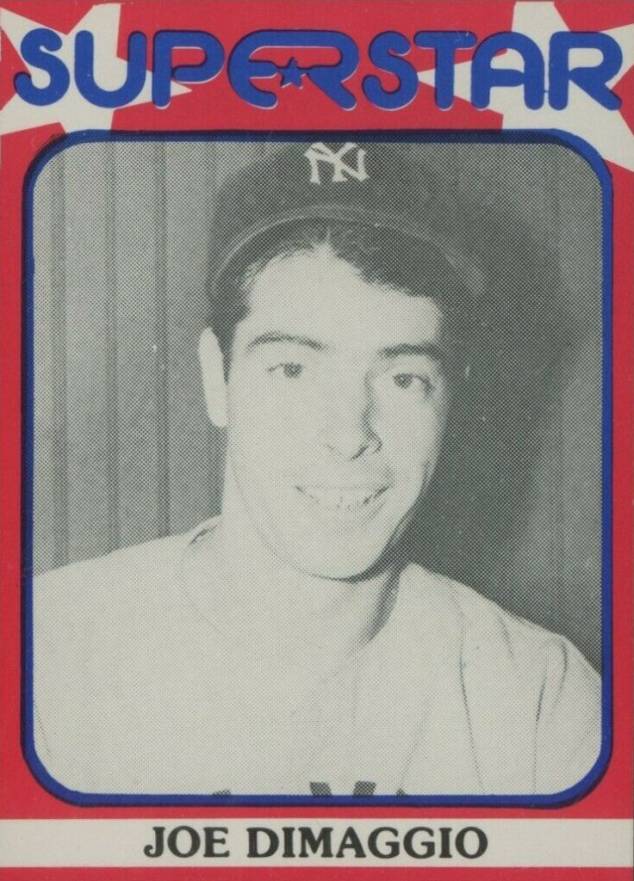 1982 Superstar Joe DiMaggio #79 Baseball Card