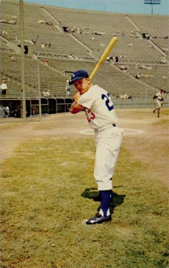 1959 L.A. Dodgers Postcards Don Zimmer #908 Baseball Card