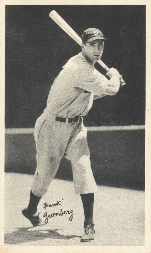 1936 National Chicle Fine Pens "Hank" Greenberg #51 Baseball Card