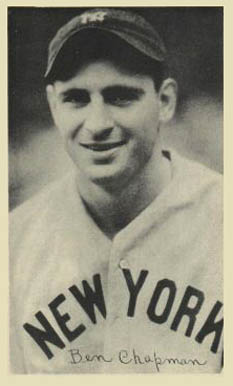 1936 National Chicle Fine Pens Ben Chapman #24 Baseball Card