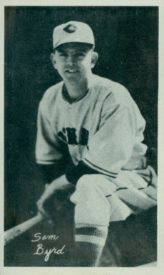 1936 National Chicle Fine Pens Sam Byrd #19 Baseball Card