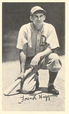 1936 National Chicle Fine Pens Frank Higgins #63 Baseball Card