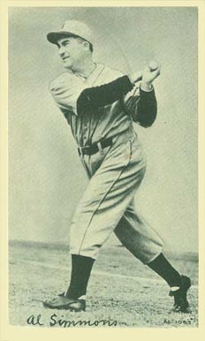 1936 National Chicle Fine Pens Al Simmons #96 Baseball Card