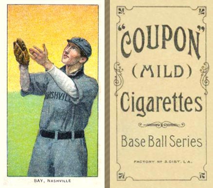 1910 Coupon Cigarettes (Type 1) Harry Bay #1 Baseball Card