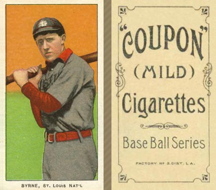 1910 Coupon Cigarettes (Type 1) Bobby Byrne #6 Baseball Card