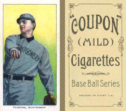 1910 Coupon Cigarettes (Type 1) Arch Persons #54 Baseball Card