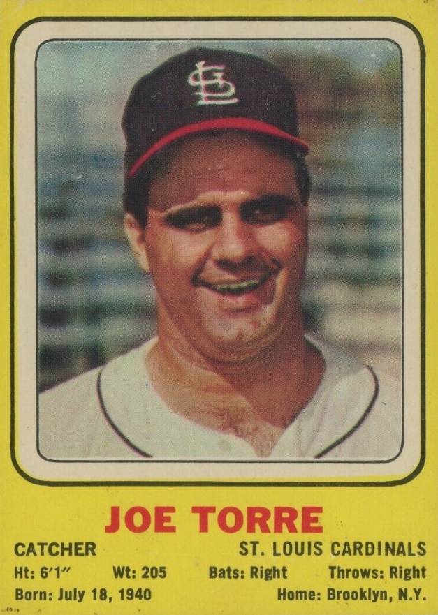 1970 Transogram Hand Cut Joe Torre # Baseball Card