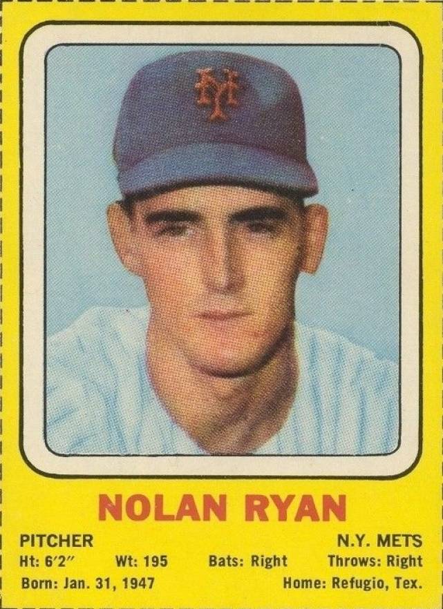 1970 Transogram Mets Nolan Ryan # Baseball Card
