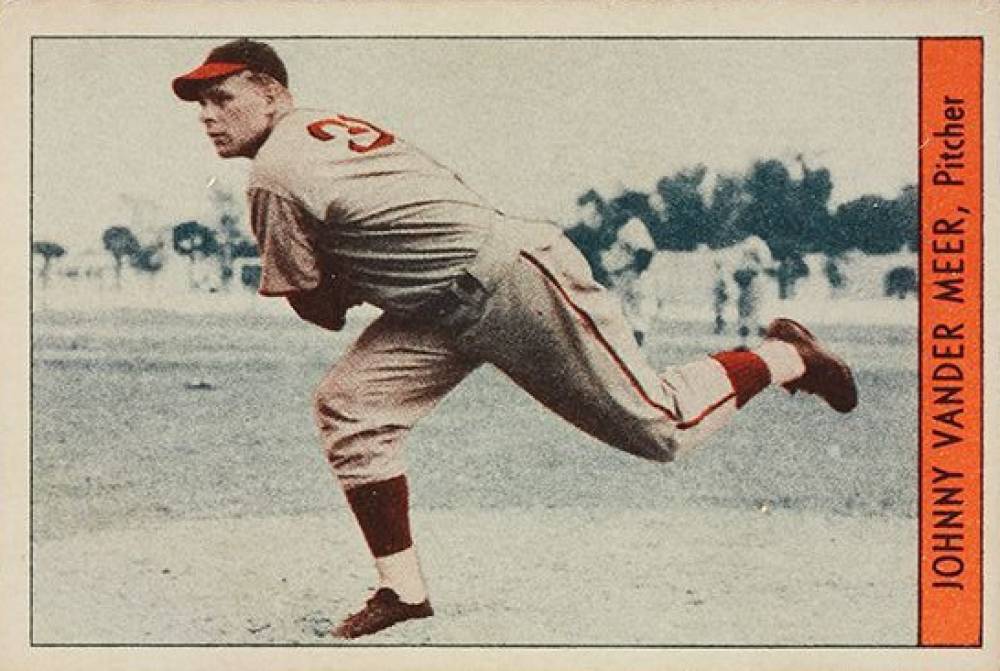 1939 Cincinnati Reds Team Issue Johnny Vander Meer # Baseball Card