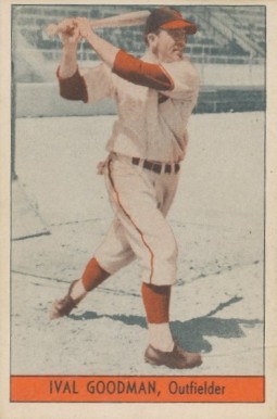 1939 Cincinnati Reds Team Issue Ival Goodman # Baseball Card