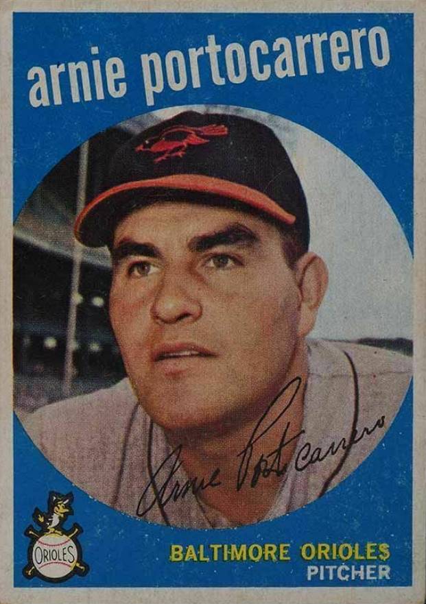1959 Venezuelan Topps Arnold Portocarrero #98 Baseball Card