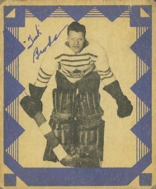 1937 O-Pee-Chee Turk Broda #133 Hockey Card