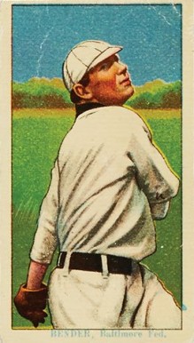 1914 Coupon Cigarettes (Type 2) Chief Bender #8 Baseball Card