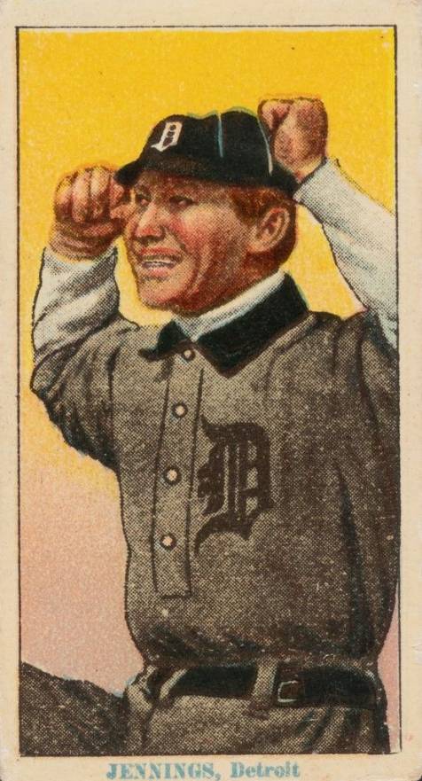 1914 Coupon Cigarettes (Type 2) Jennings, Detroit #86 Baseball Card