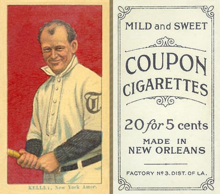 1914 Coupon Cigarettes (Type 2) Joe Kelley #91 Baseball Card
