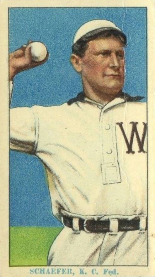 1914 Coupon Cigarettes (Type 2) Schaefer, K.C. Fed. #151 Baseball Card