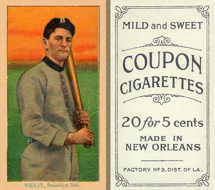 1914 Coupon Cigarettes (Type 2) Wheat, Brooklyn Nat. #177 Baseball Card
