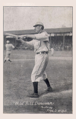 1907 H.M. Taylor Postcards Wild Bill Donovan # Baseball Card