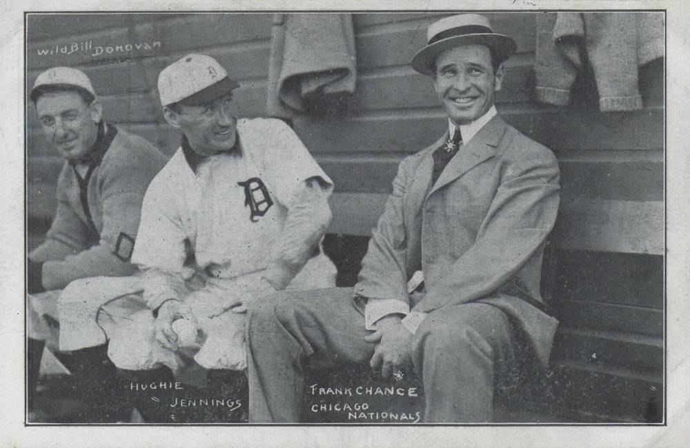 1907 H.M. Taylor Postcards Jennings/Donovan/Chance # Baseball Card