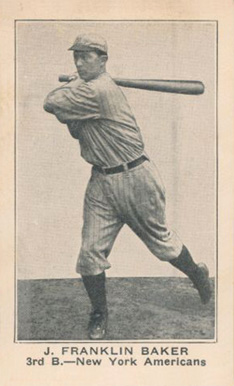 1921 Standard Biscuit J. Franklin Baker # Baseball Card