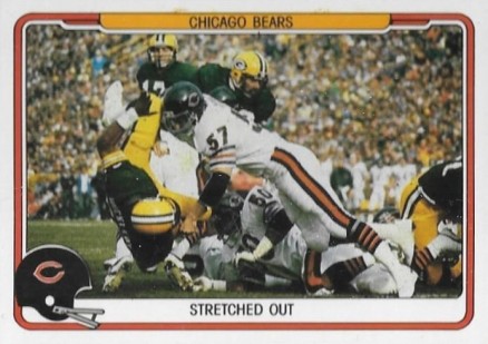 1982 Fleer Team Action Chicago Bears #8 Football Card