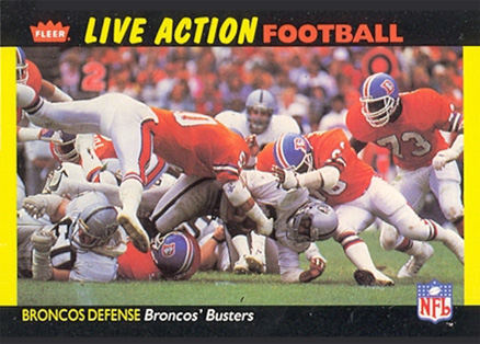 1987 Fleer Team Action Broncos-Busters #14 Football Card
