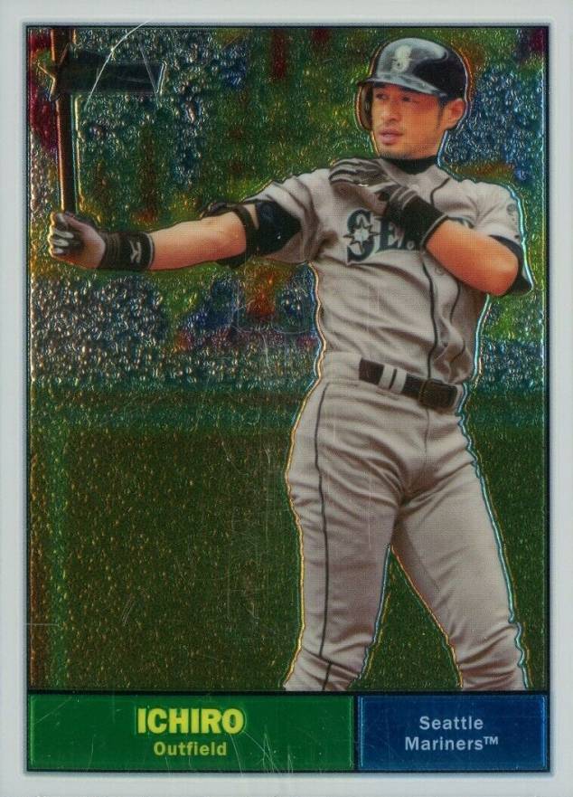 2010 Topps Heritage Chrome Ichiro #C68 Baseball Card