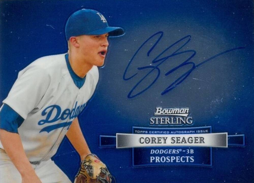 2012 Bowman Sterling Autograph Prospects Corey Seager #CS  Baseball Card