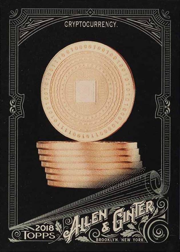 2018 Topps Allen & Ginter X  Cryptocurrency #83 Baseball Card