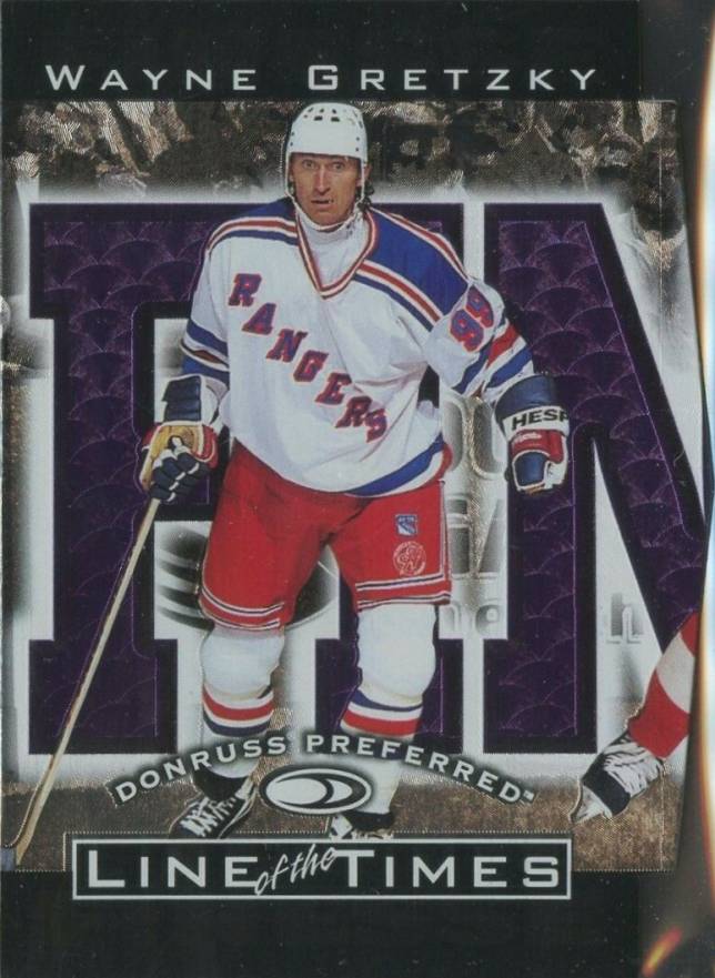 1997 Donruss Preferred Line of the Times Wayne Gretzky #6-A Hockey Card
