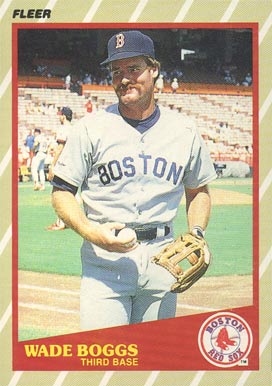 1989 Fleer Superstars Wade Boggs #4 Baseball Card