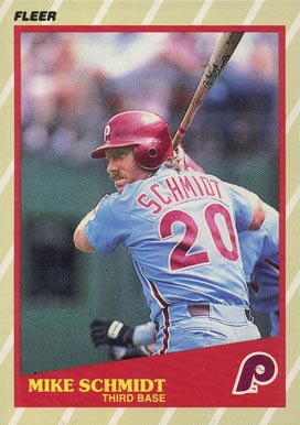 1989 Fleer Superstars Mike Schmidt #36 Baseball Card
