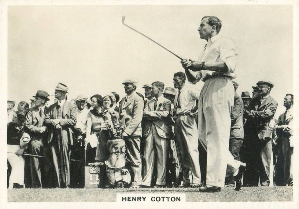 1938 Ardath Photocards Series of Topical Interest Henry Cotton # Other Sports Card