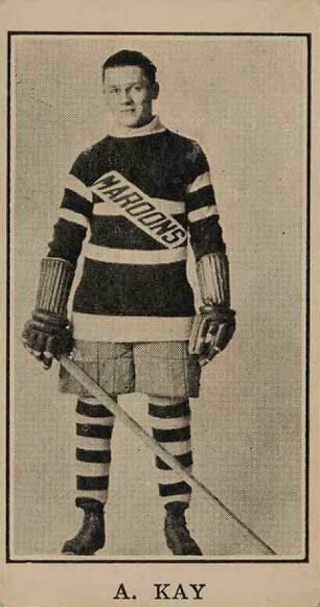 1928 Paulin's Candy A. Kay #55 Hockey Card
