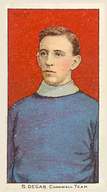 1910 Imperial Tobacco B. Degan #31 Hockey Card