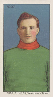 1910 Imperial Tobacco Dude Sumner #37 Hockey Card